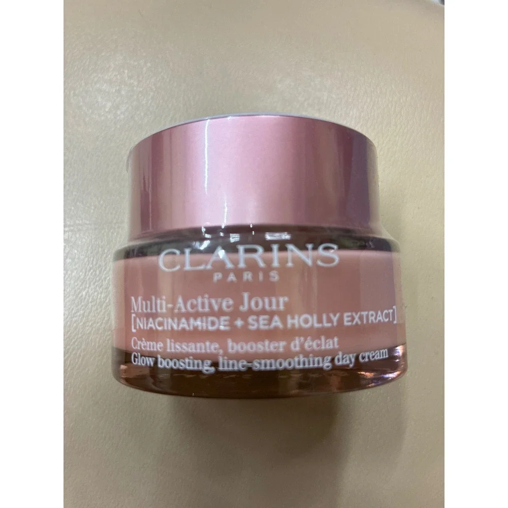 Clarins Multi-Active Jour Day Cream Niacinamide Sea Holly Extract 1.7oz 50ml NEW